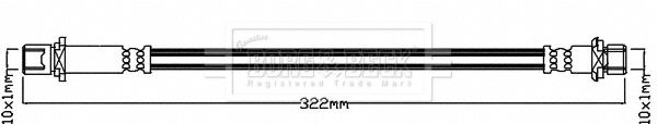 BORG & BECK Тормозной шланг BBH8147